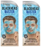 2 x 7th Heaven Men’s Deep Pore Cleansing Peel-off Mask 10ml NEW & SEALED UK