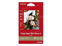 Canon Photo Paper Plus II PP-201 - Papier photo brillant - 100 x 150 mm - 260 g/m² - 50 feuille(s) - pour PIXMA iP2600, iP2700, iP3500, iX7000, MG2555, MG8250, mini320, MP520, MX7600, MX850