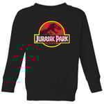 Jurassic Park Logo Kids' Sweatshirt - Black - 5-6 Years
