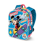 Disney Mickey Mouse Skater-Sac à dos 3D Petit, Bleu