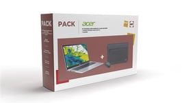 Pack PC portable Acer Aspire Go 15 AG15-42P-R38D 15,6" AMD Ryzen™ 7 16 Go RAM 1 To SSD Argent + Housse + Souris optique sans fil