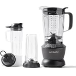 Blender - NUTRIBULLET - NBF500DG - 1200 Watt - Pichet 1.65L - 2 tasses et 2 couvercles de voyage inclus - Noir - Sans BPA