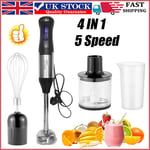 1000W 4 in 1 5 Speed powerful hand held electric food Blender Mixer Stick 2024UK