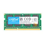 Crucial 8GB 2RX8 DDR3L 1600MHz PC3L-12800S 1.35V SODIMM Laptop Memory RAM Intel
