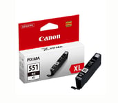 Original Canon CLI-551XL Black Ink Cartridge, MG7150 MG7550 MX725 MX925 6443B001