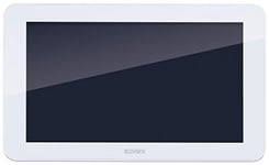 VIMAR K40957 Moniteur additionnel Couleur LCD 7in Mains-Libres avec écran Tactile et Connexion Wi-FI pour kit visiophone connecté, Alimentation DIN, Blanc