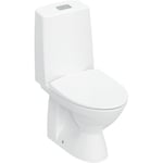 Ifö Toalettstol IFÖ Vinta Rimfree för P-Lås golvstående WC universallås täckt, dubbelspolning, 502.993.00.1