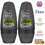 Dove Men+Care Minerals Sage Anti Perspirant Deo Roll On 48H Protection 50ml 2 Pk