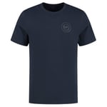 Michael Kors Peached Jersey Crew Neck T-shirt Mörkblå bomull Medium Herr