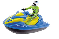 Dickie Toys 203772003 Battery Operated Jet Ski with Figure, Toy Jet Ski, Floating, Random, 18 cm, Age 3 and Up,Blue/Yellow