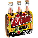 Bière Aromatisée À Un Spiritueux À Base D'agave Desperados - Le Pack De 3 Bouteilles De 33cl