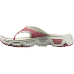 Salomon Reelax Break 6.0 Women's Recovery Shoes Flip Flops Cushioned Stride, Seamless Foothold, and Lightweight, Tea Rose, 9