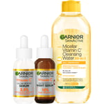 Garnier SkinActive Vitamin C Skincare Trio Kit - Glow Boost Serum + Mi