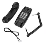 Mxtech Telephone, Wired Telephone, Landline Vintage for Hotel with Flash Function with Function for Home(black)