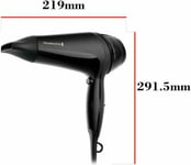 Remington Thermacare Pro Hair Dryer with Concentrator for Frizz Free Shine 2200W
