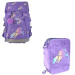 Tinka - School Bag 22L & Trippel Pencil Case Unicorn ( 1237447 / 1237467 )