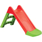 KIDS SLIDE OUTDOOR GARDEN PLASTIC CHILDREN TOYS INDOOR PLAYGROUND PLAY RED/GREEN