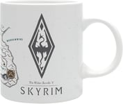 THE ELDER SCROLLS SKYRIM MAP COFFEE MUG CUP NEW IN GIFT BOX ABY