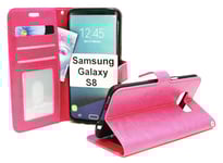 Crazy Horse Wallet Samsung Galaxy S8 (G950F) (Hotpink)