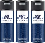 David Beckham Classic Blue Deodorant Anti-Perspirant Body Spray for Men, 150 Ml