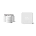 tado° BASIC Smart Radiator Thermostat 3-Pack & Wired Smart Thermostat - WiFi Add-On Thermostat For Multizone Control, Digital Heating Management, Easy Installation, Save Heating Energy And Costs