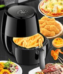 JFSKD Air Fryer, Electric Fryer, Non Stick Pan, 30 Minute Timer And Adjustable Temperature Control, Detachable Easy Clean, 1400 W, 5.2 Litre