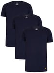 Lyle & ScottMaxwell Lounge 3 Pack Crew T-Shirts - Peacoat