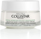 Collistar Active Pure Face Cream with Salicylic Acid + Niacinamide, Anti-Imperfe