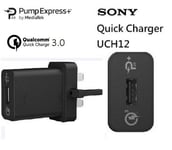 100 X New Genuine Sony UCH12 Quick Charger Qualcomm 3.0 for Sony Xperia Mobiles