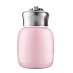 Cute Portable Small Vacuum Cup Thermo Flask,Mini Stainless Steel Insulated Water Bottle Flask for Hot and Cold Drinks Cup Travel, Sports Water Bottle 200ML (Peach pink)
