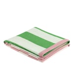 HEM - Stripe Throw - Pink/Green - Rosa,Grön - Plädar och filtar