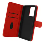 Folio Oppo A57 / A57s Case and Video Stand Red