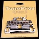 Chrome TonePros Nashville Tune-O-Matic taipiece + bridge for gibson LP SG