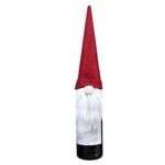 Red & White Christmas Gonk Gnome Wine Bottle Topper Cover! for Christmas Table Xmas Gift Decorations Party Secret Santa