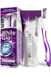 White Glo 2 in 1 Toothpaste With Built in Mouthwash +Toothbrush