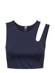 Onpit-1 Sl Cut Out Train Top Tops Crop Tops Sleeveless Crop Tops Navy Only Play
