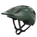 POC Axion Bike Helmet - Finely tuned trail protection with patented technology and full adjustability for comfort and security on the trail, Epidote Green Matt, S (51-54cm)