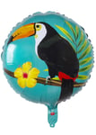 Bright Tropical Toucan Hawaiian Uninflated Helium Balloon