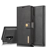 DG.MING OnePlus 8 Pro Plånboksfodral med avtagbart skal, Black