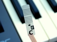 Piano Stickers for 49,54,61-KEY Music Keyboard KEYNOTES Labels + Online Lessons
