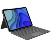 LOGITECH Touch iPad Pro 11" Keyboard Folio Case - Grey, Silver/Grey