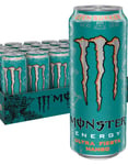 24 stk Monster Energy Ultra Fiesta 500 ml Energidryck (utan socker) - Helt Flak