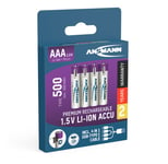 Batteri AAA laddningsbart USB 4-pack