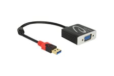 Delock USB 3.0 Type-A male > VGA female Ekstern videoadapter - SuperSpeed USB 3.0