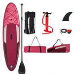 JRYⓇ Inflatable Stand Up Paddle Boards - Ultra-Light Paddle Board Thick Surfing Board with SUP Accessories Carry Bag, Repair Kit, Adjustable Carbon Paddle