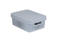 Curver Infinity 11L Ljusgrå Genombruten Container Med Lock - 229163