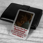 Personalised Photo Gift For Boyfriend Wallet Card Valentines Anniversary Gift