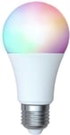 Airam SmartHome -älylamppu, E27, opaali, 806 lm, RGBW, WiFi