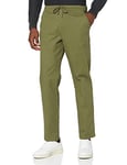 MERAKI Men's POETME008 Solid Chinos, Green (Khaki), W40/L32 (Manufacturer Size:W40/L32)