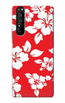 Hawaiian Hibiscus Pattern Case Cover For Sony Xperia 1 III